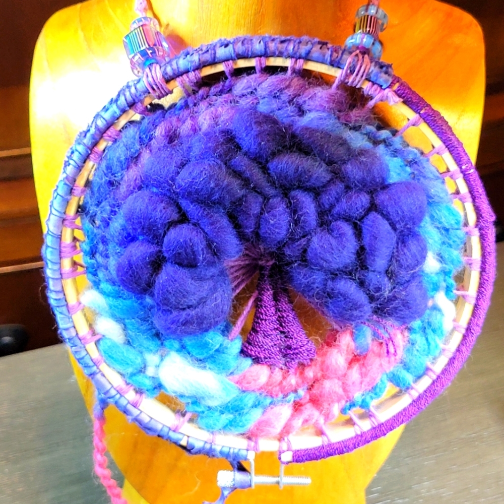 Handmade Woven Wall Hanging Tree of Life by Lynn Smythe for The Creative Cottage